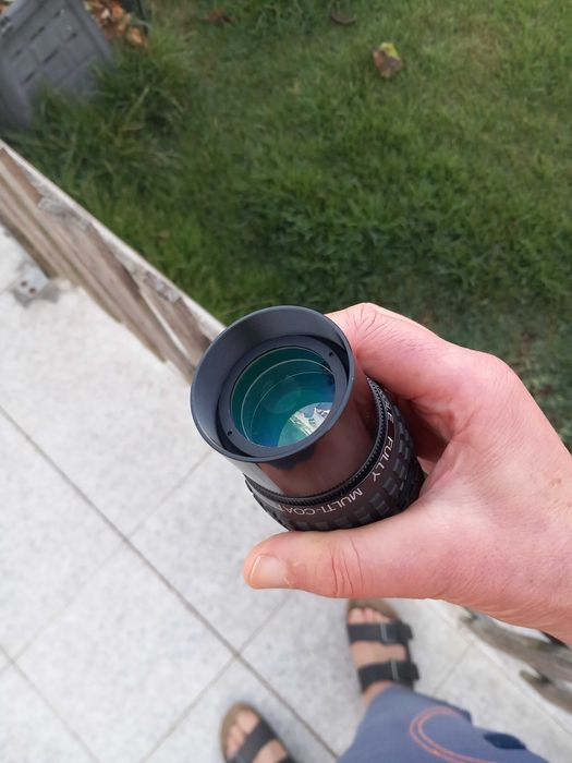 Lente Barlow 2X, Vixen de 1,25". Ocular Omegon Panorama de 16mm de 2"