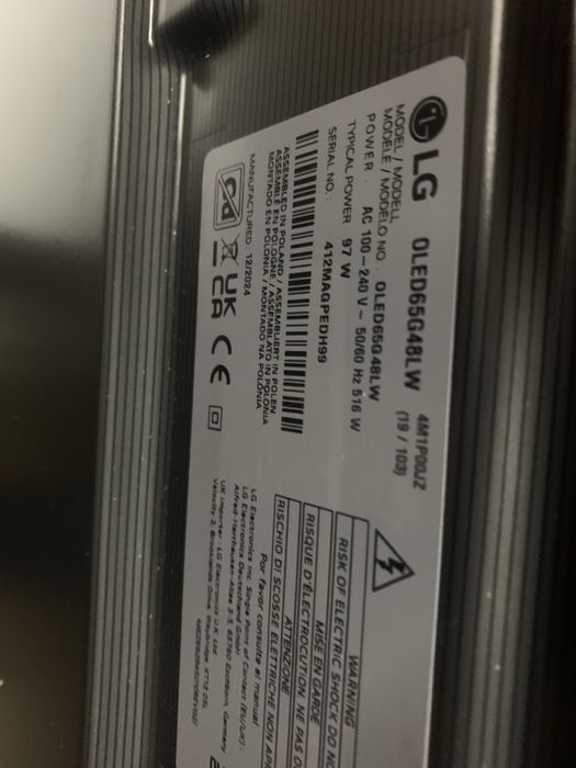 Телевізор LG OLED 65G48LW