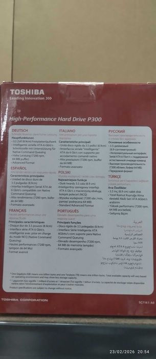 Vendo Disco rígido interno Toshiba