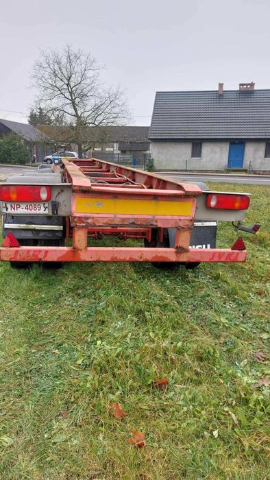 Przyczepa 4-osiowa na resorach