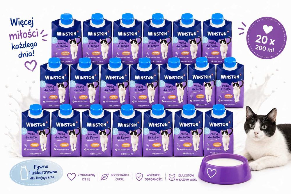 Winston mleko dla kota 20x200ml
