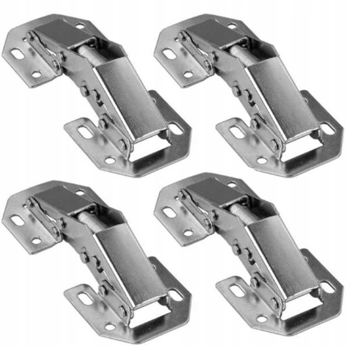 4 x ZAWIAS MEBLOWY PUSZKOWY bez wiercenia otworów bez puszkowy