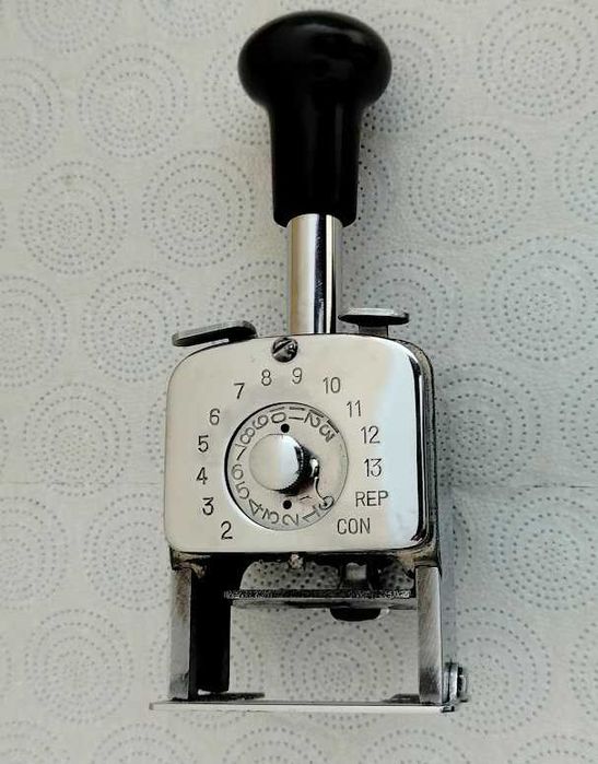 Numerator PRL Maszyna numerująca model 51