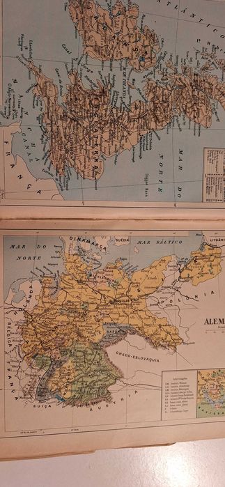 Atlas Universal de 1912 Livrarias Aillaud e Bertrand- Venda individual