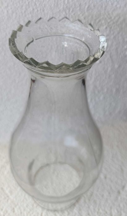 Antiga chaminé vidro candeeiro petróleo Manuel Pereira Roldão M Grande