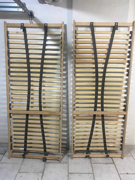 IKEA LÖNSET 160x200 cm estrado de ripas