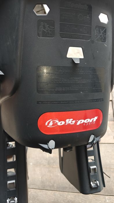 Дитяче велокрісло Polisport KOOLAH FF 29 grey-silver