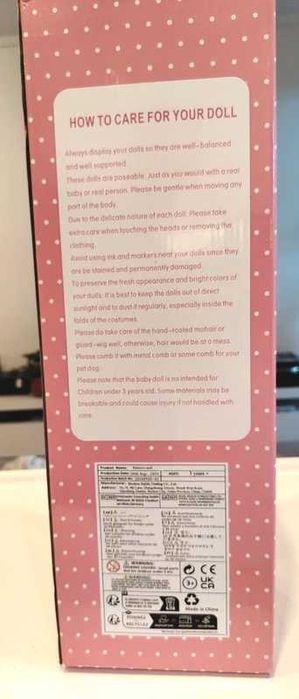 Reborn doll boneca -  nova