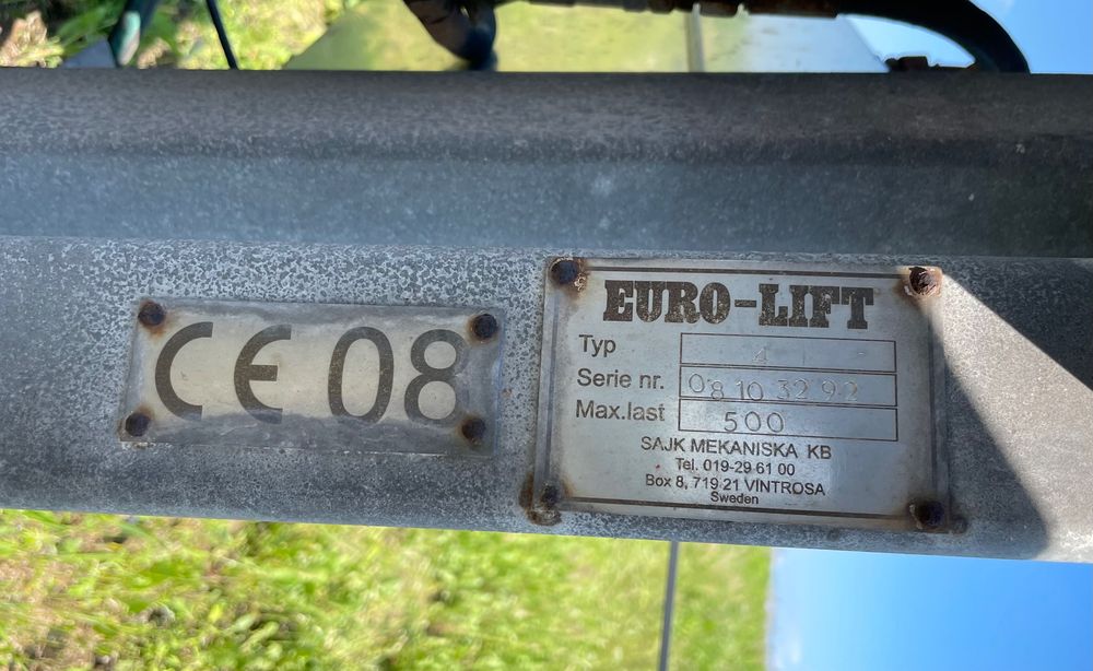 Winda załadowcza euro lift 500kg