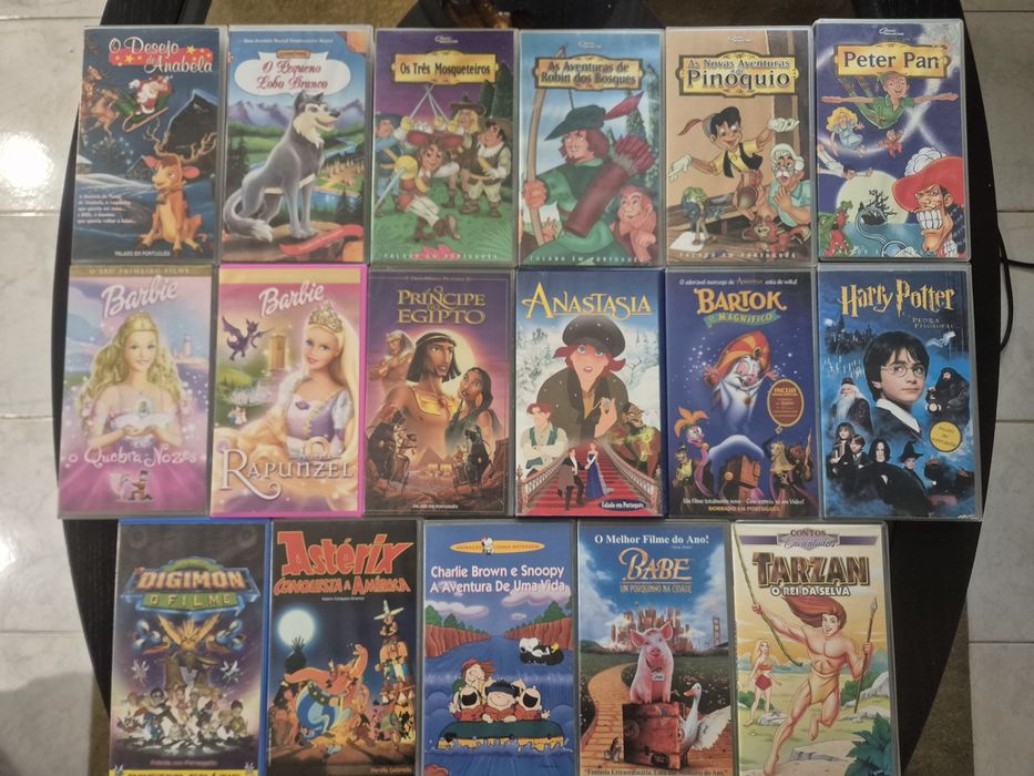 Filmes VHS Infantis Disney e Outros - Preços Variados