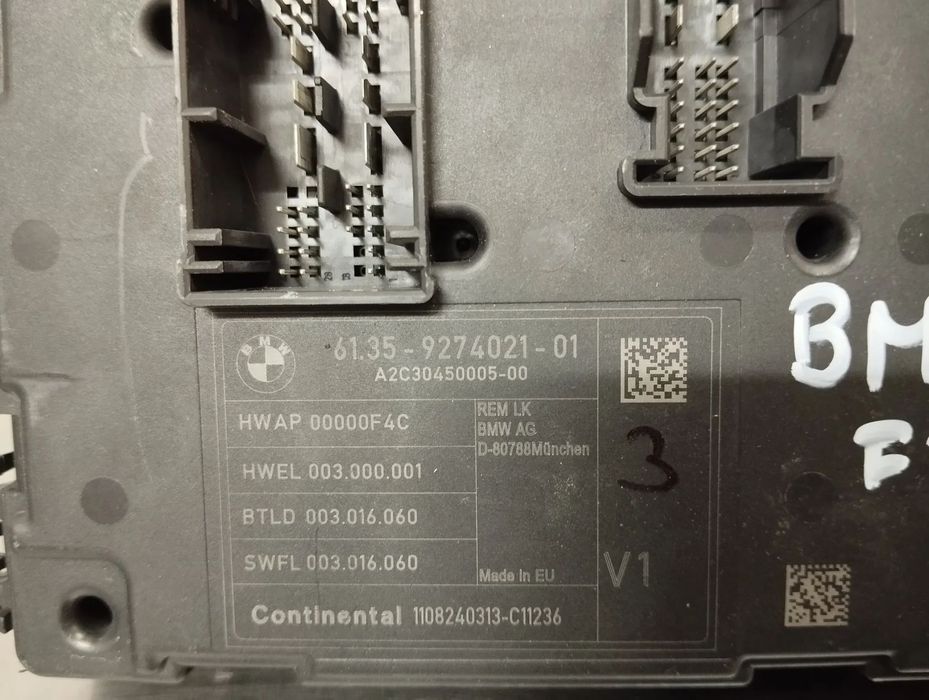 MODULO BCM BMW SERIE 1 F20 / F21 REF. 6135-9274021-01 A2C30450005-00
