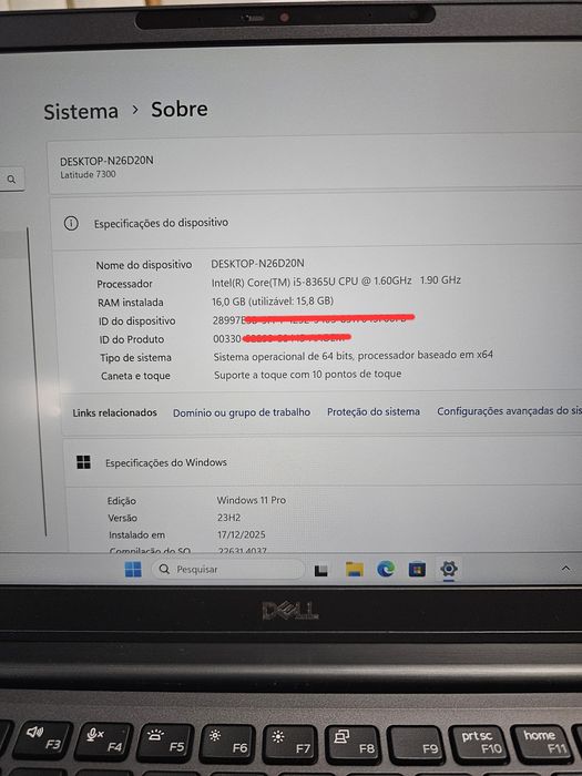 Dell Latitude 7300 para reparação ou peças