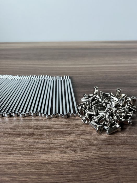 NOWY DUELLS komplet CHROMOWANYCH szprych szprychy JAWA 250 KYVACKA