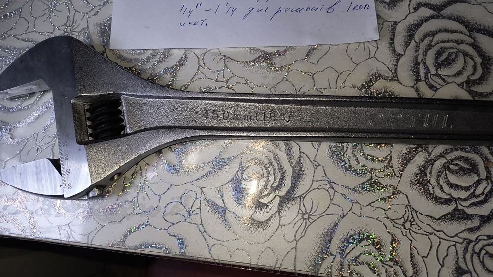 Ключ розвідний 18" 450  Toptul  0-60мм АМАВ  6045