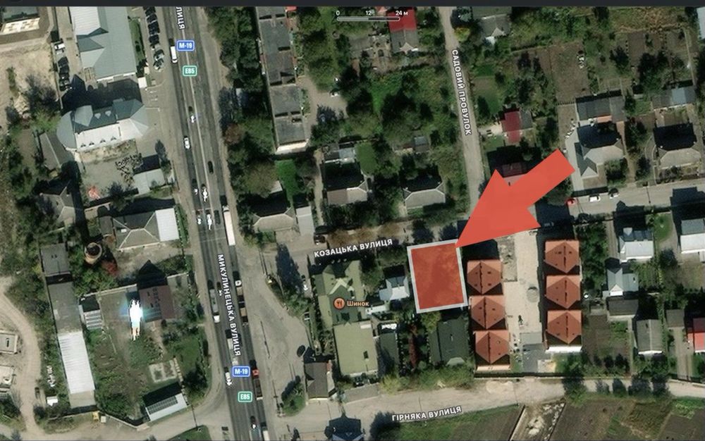 Продаж земельної ділянки 5,6 сот. м.Тернопіль Газопровід
