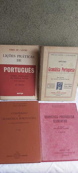 Literatura Portuguesa e Livros Escolares c/ 80 anos (Antiguidades)