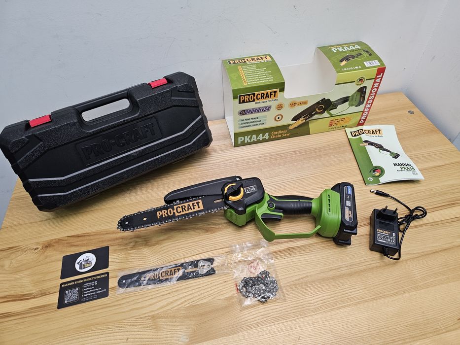 Кейс 2Шины 2Цепи Подача Масла Мини Пила Procraft pka44 Гарантия 36мес