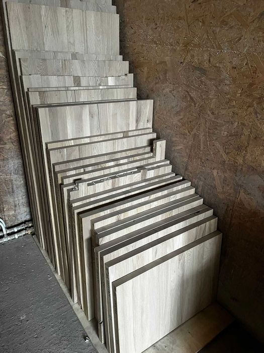 Parapety drewniane, dębowe, blaty, rustic