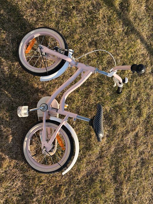 Rower dziecięcy SUN BABY Heart Bike 14 cali dla dziewczynki Różowy