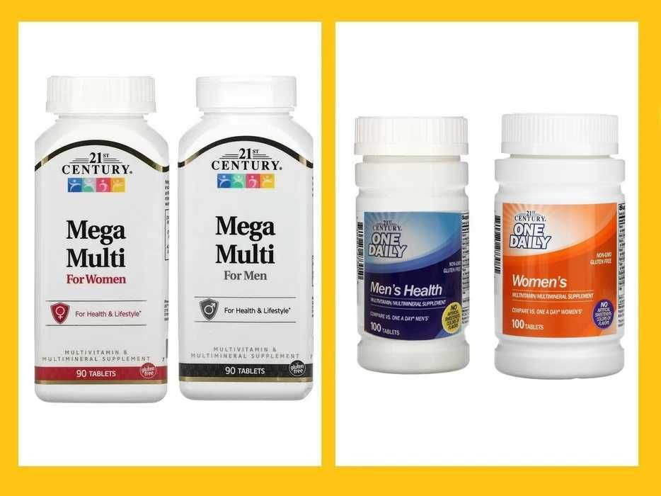 Мультивітамини для жінок чоловіків Mega Multi One daily Life Extension