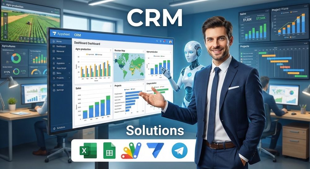 Професійна допомога з Excel/Google Sheets/Ексель/Гугл. Створення CRM.
