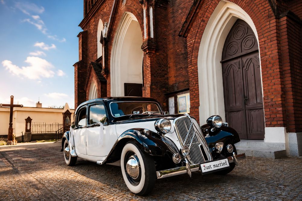 Auto do Ślubu - Wesele  przedwojenny 1938r