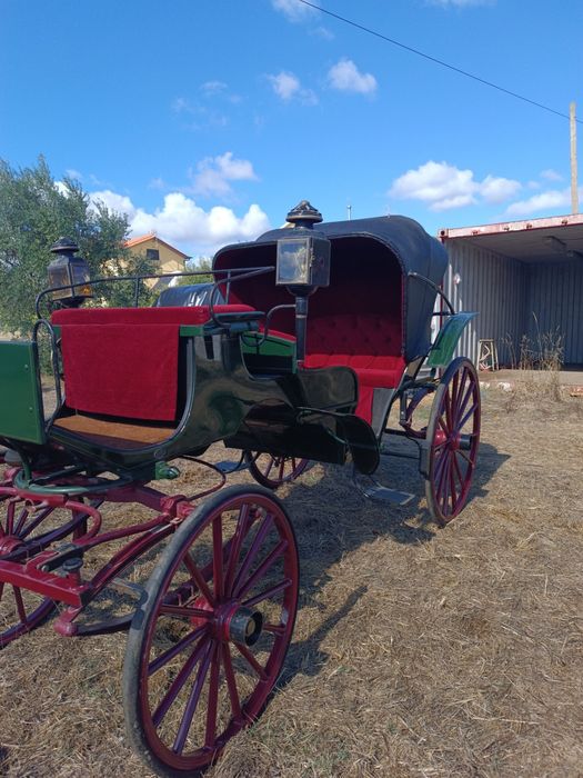 Charrete Milord com arreio singular