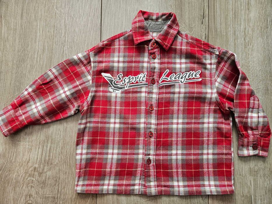 Теплая рубашка Esprit L:eague 2-3 гг 92-98 см. для  мальчика.