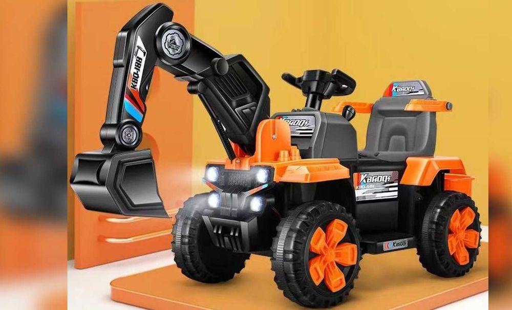 Дитячий автомобіль трактор великий на акумуляторі Spoko електромобіль