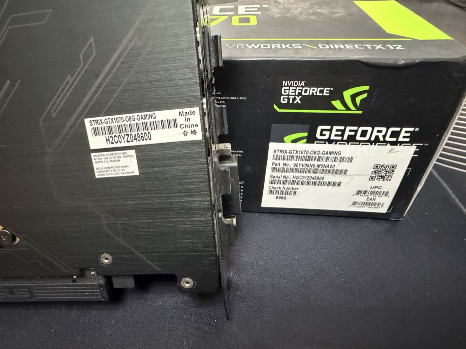 ASUS Rog Strix GTX 1070 8GB