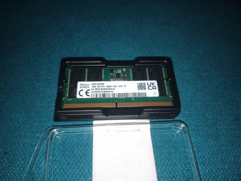 Ddr5 5600 1x16gb sk hynix (laptop)