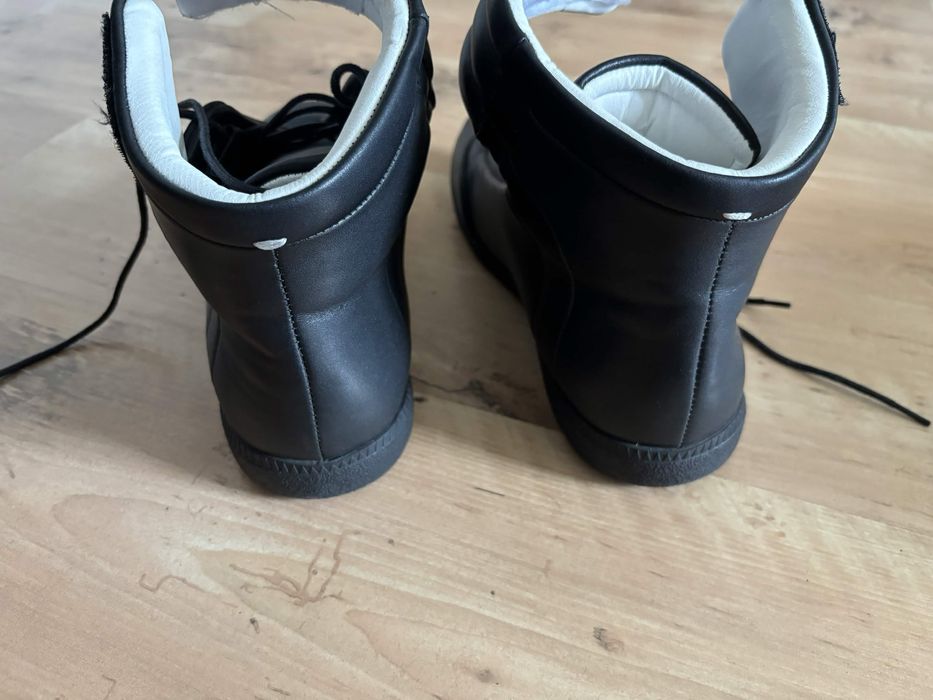 Buty skorzane wysokie