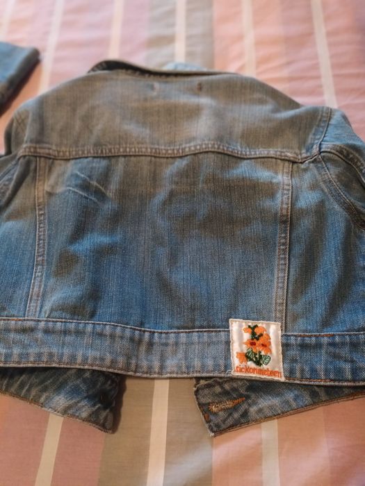 Casaco de ganga curto64738195973505120