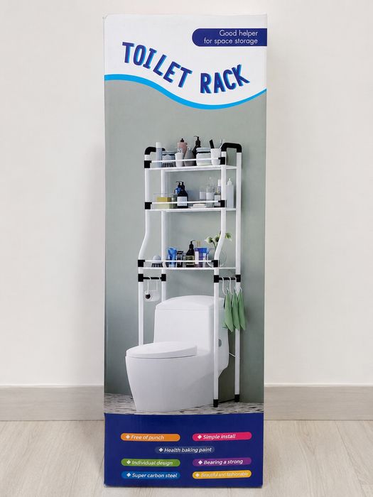 Полка-стеллаж для ванной комнаты над унитазом (Toilet Rack)