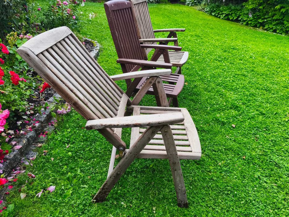 Drewniane meble ogrodowe