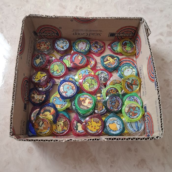 65 Tazos Pokémon KRAK