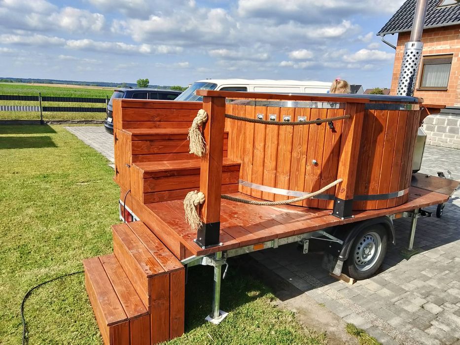Mobilna balia ogrodowa jacuzzi wynajem