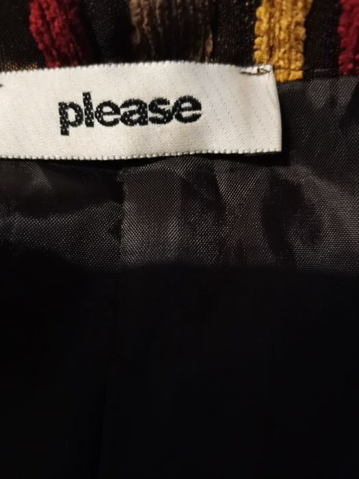 Marynarka damska Please rozm M, pasy, vintage