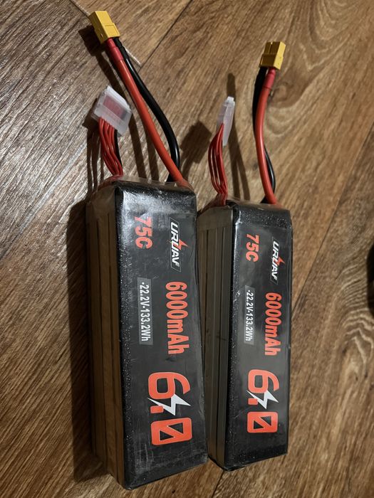 Акумулятори для дрона URUAV 22,2v 6000mAh