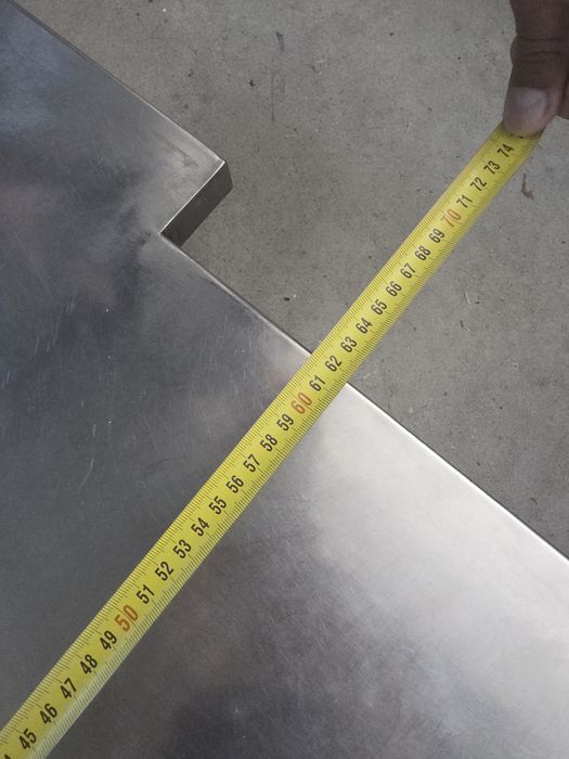 Tampo de Cozinha de 2,50m c/ Inox e Lava-Louça Integrado – Praticamente Novo