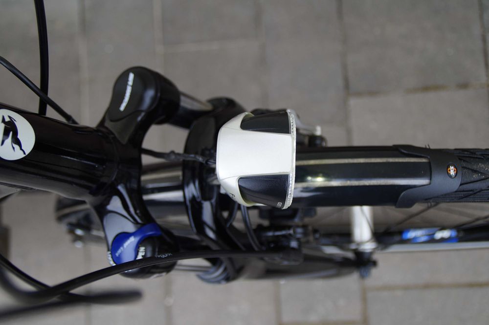 Rower elektryczny system Bosch hamulec w pedałach