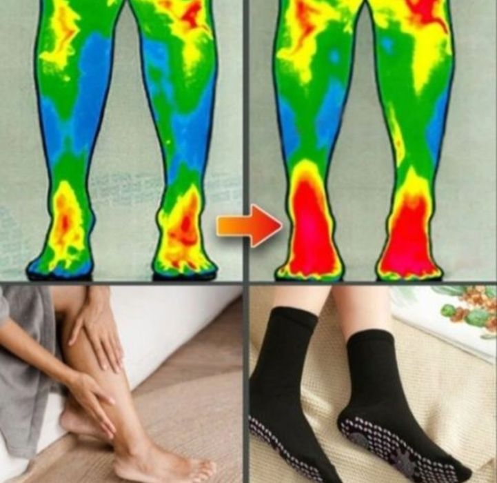 Skarpetki Termiczne Grzane Termo z TURMALINEM SAMOGRZEJĄCE 37-42.