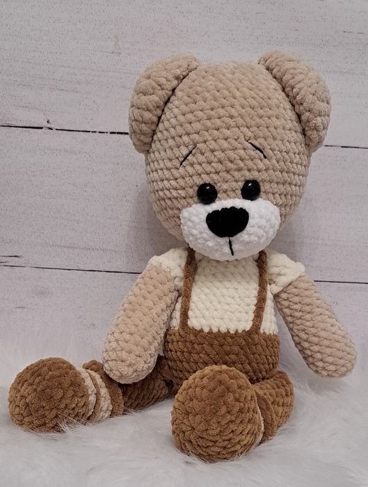 Miś handmade rękodzieło na szydełku