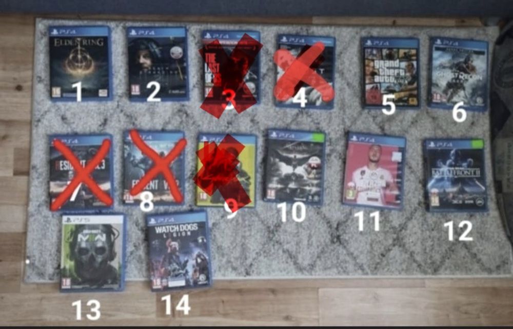 Sprzedam gry na ps4/ps5