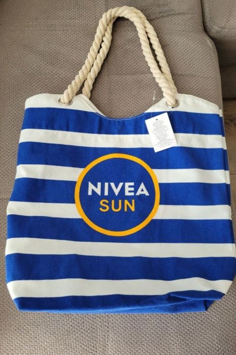 NIVEA SUN torba plażowa w paski