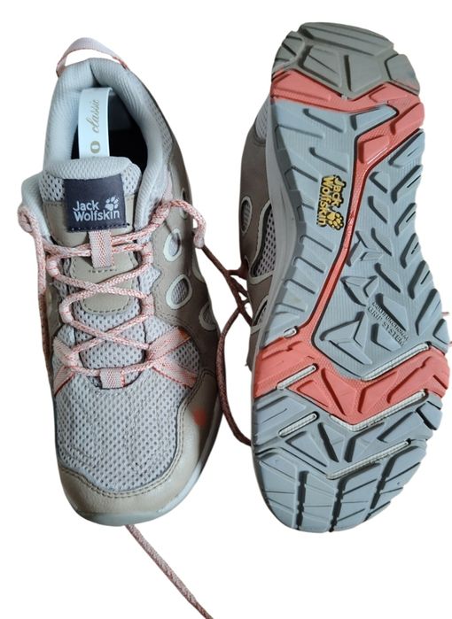 Buty trekkingowe Jack Wolfskin comfort fit r 37,5 beżowe