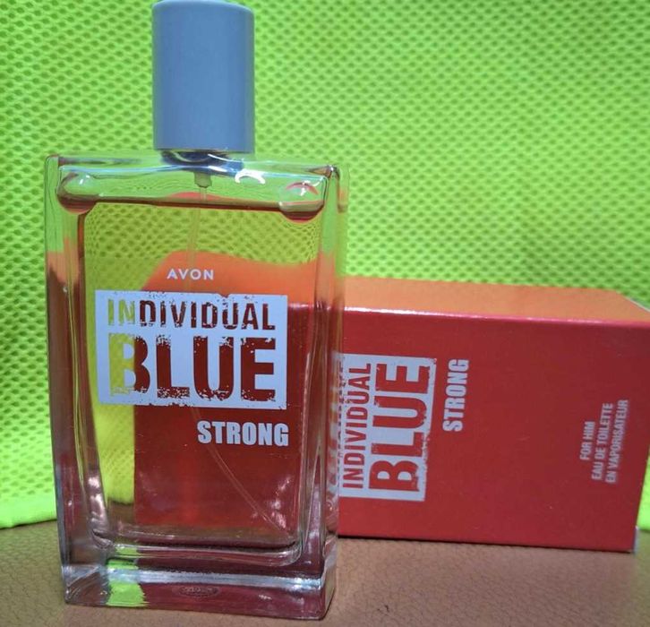 Avon Full Speed Sky Jump zestaw plus individual blue strong