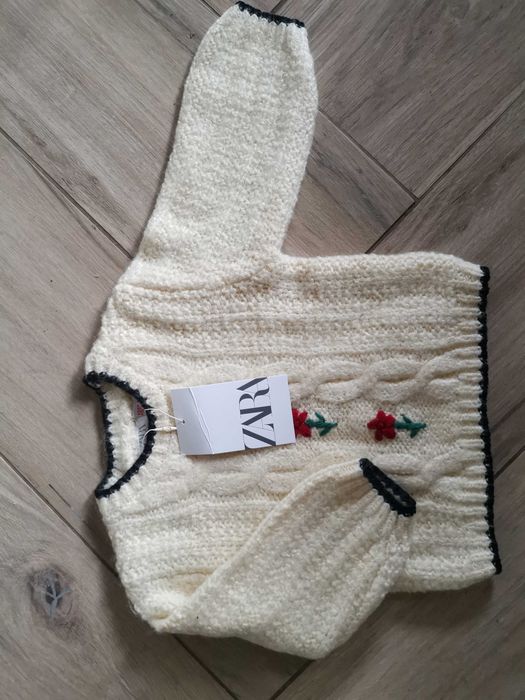 Nowy sweterek r. 80 Zara