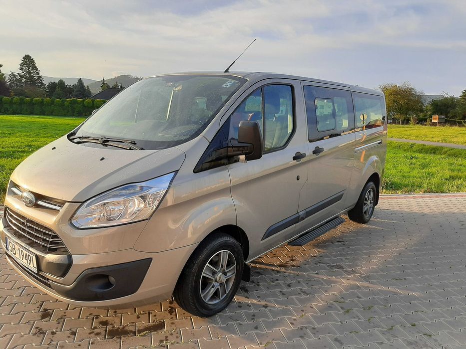 FORD TOURNEO CUSTOM 2,2  155KM 8os. 2013, Hak, Salon Polska,