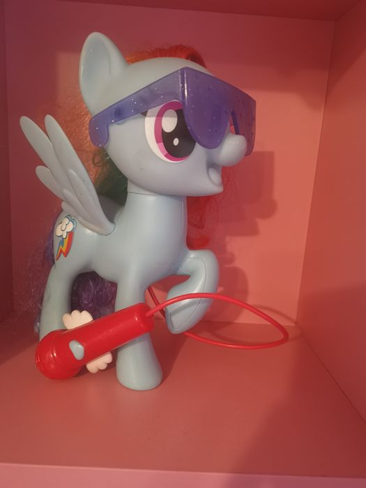 Śpiewająca Raibow Dash Kucyki Ponny mikrofon
